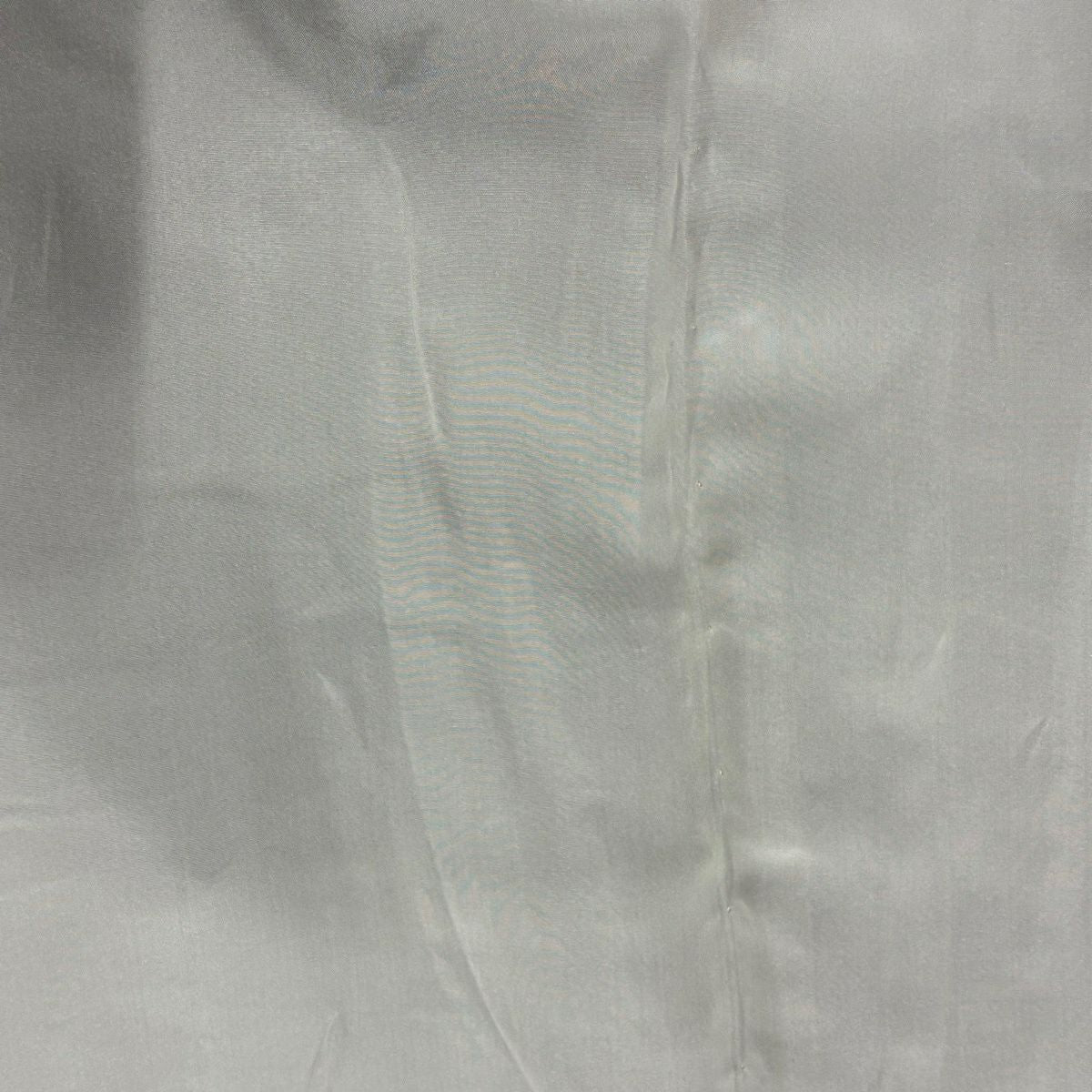 付下 身長152.5cm 袖長62.5cm S 雙層 斉藤三才 落款あり 鳥 地紋 刺繡 漸層 茶綠 純蠶絲 名品級