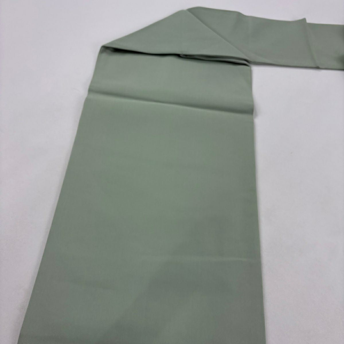名古屋帶 名品級 附落款 河童 葉柄 漸變 薄綠 純蠶絲