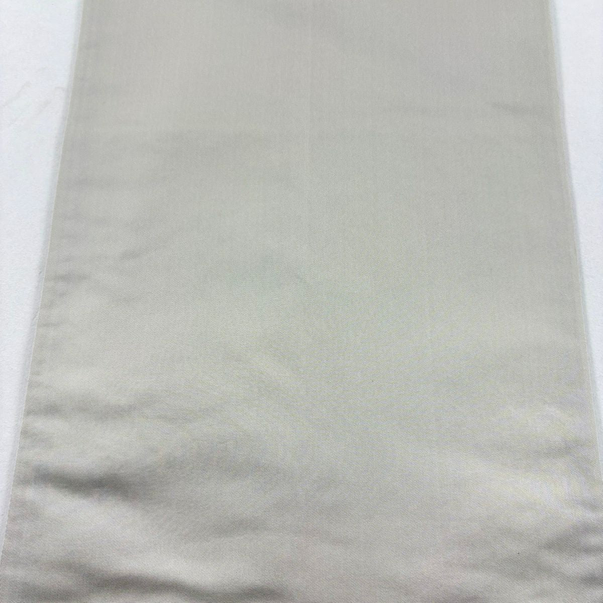 【美品】 袋帶 名品級 加納幸 落款 波 ヱ霞 金金箔 金絲 灰白 お太鼓圖案 純蠶絲