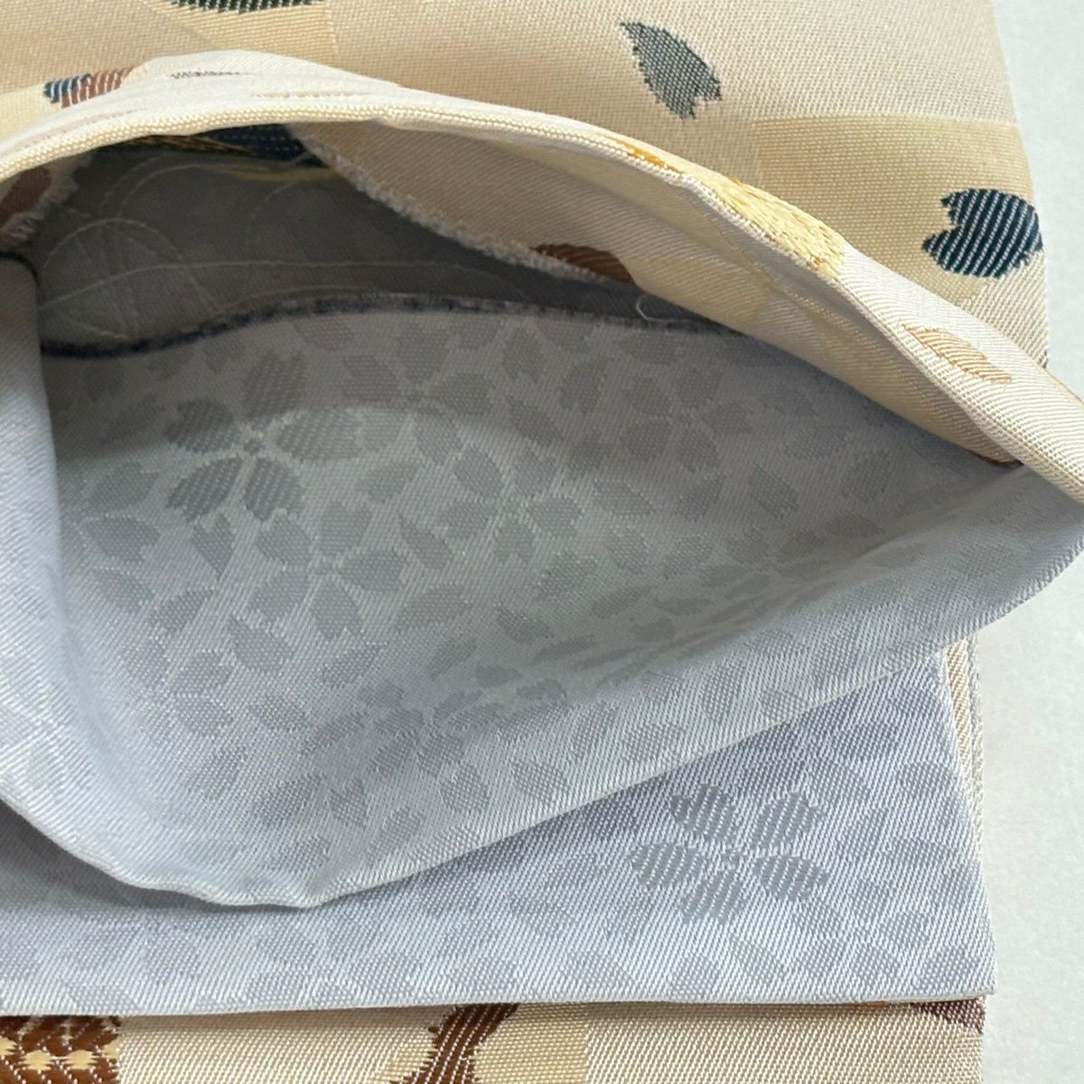半幅帶 優品級 樱花 瓢蟲 淺茶 化纖