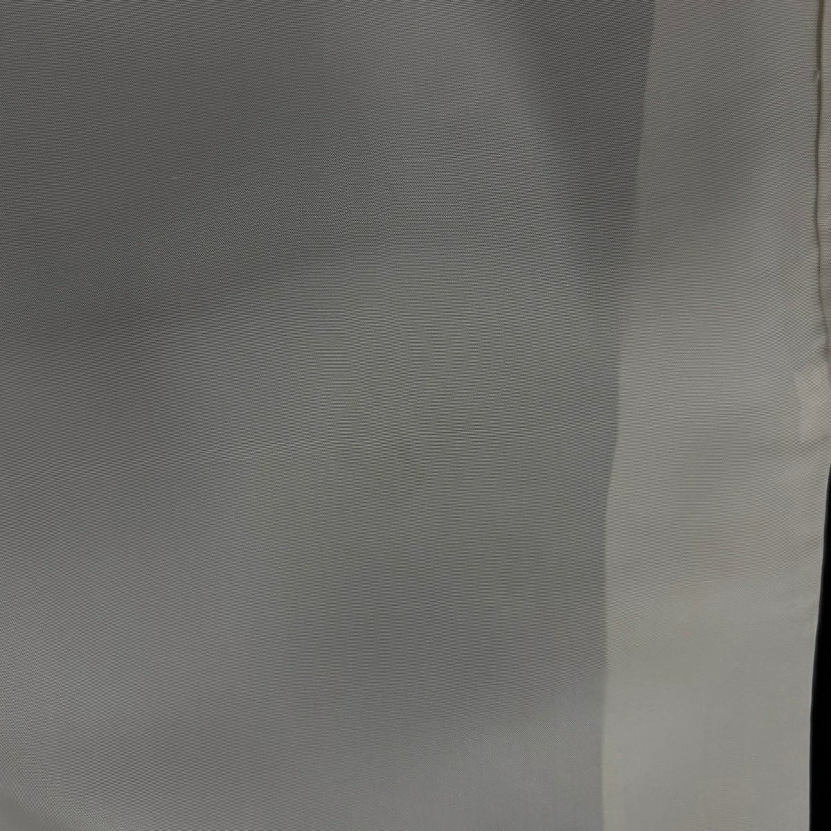 訪問服 身長157.5cm 袖長66cm M 雙層 落款あり 枝梅花 金彩裝飾 漸層 黑 純蠶絲 名品級
