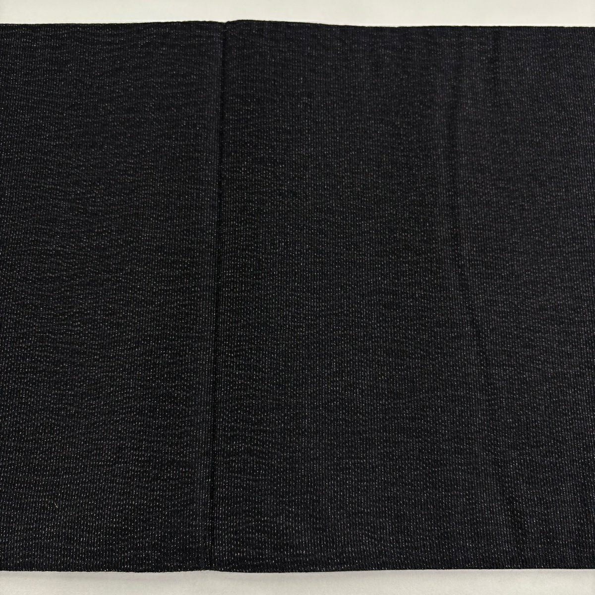 【美品】 袋帶 逸品級 貓頭鷹 葉子 刺繡 金金箔 黑 六通 純蠶絲