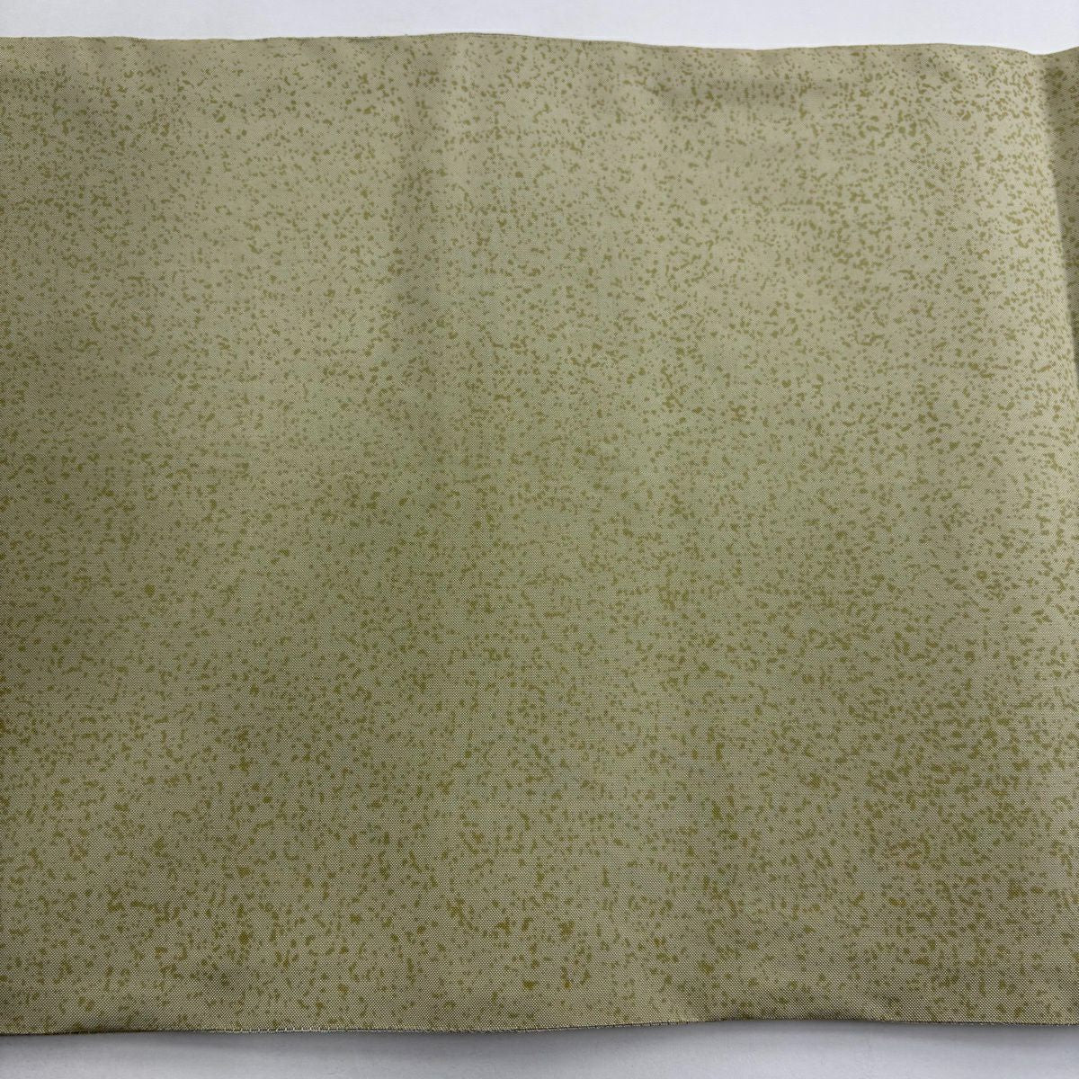 【美品】 袋帶 逸品級 七寶紋 花 刺繡 灰綠 全通 純蠶絲