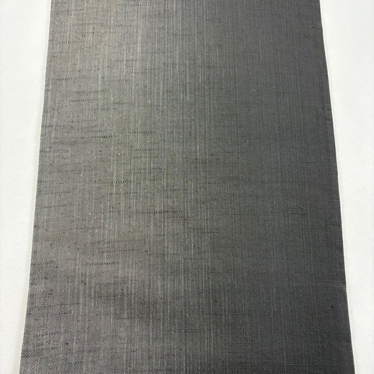 【美品】 袋帶 名品級 葉 金糸 金金箔 墨 深藍 六通 純蠶絲