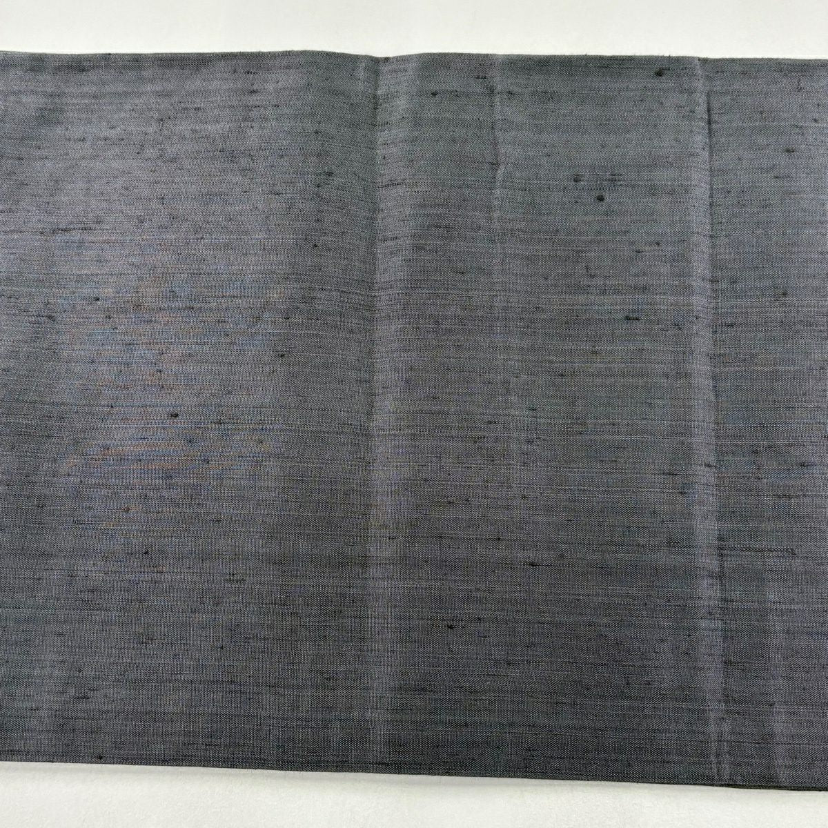 【美品】 袋帶 名品級 紬織織 扇子子 有職紋樣 刺繡 灰紫 お太鼓柄 純蠶絲