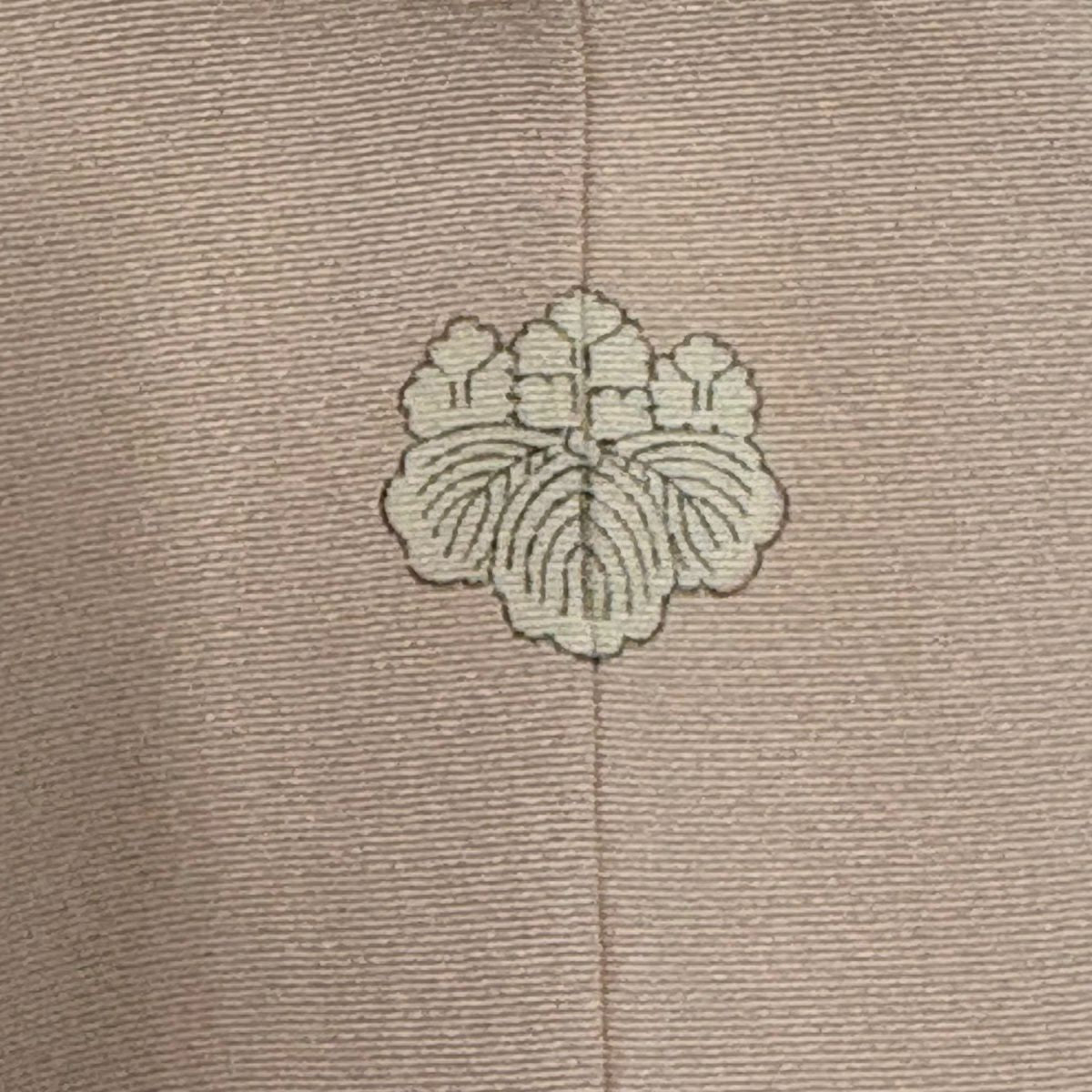 留袖禮服禮服 身長161cm 袖長66cm M 雙層 仙鶴 菊花 金絲 金銀彩 淺粉色 純蠶絲 優品級 一個紋