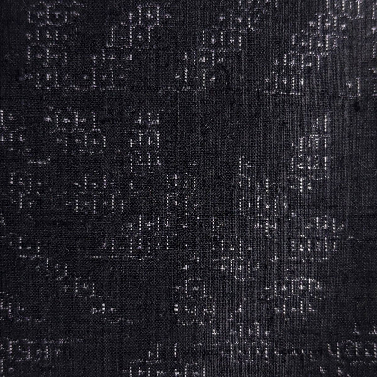 【美品】 結城紬織 身長162cm 袖長64cm M 雙層 本場結城紬織 證書附帶 龜甲絣 幾何學圖案 紫 純蠶絲 逸品級