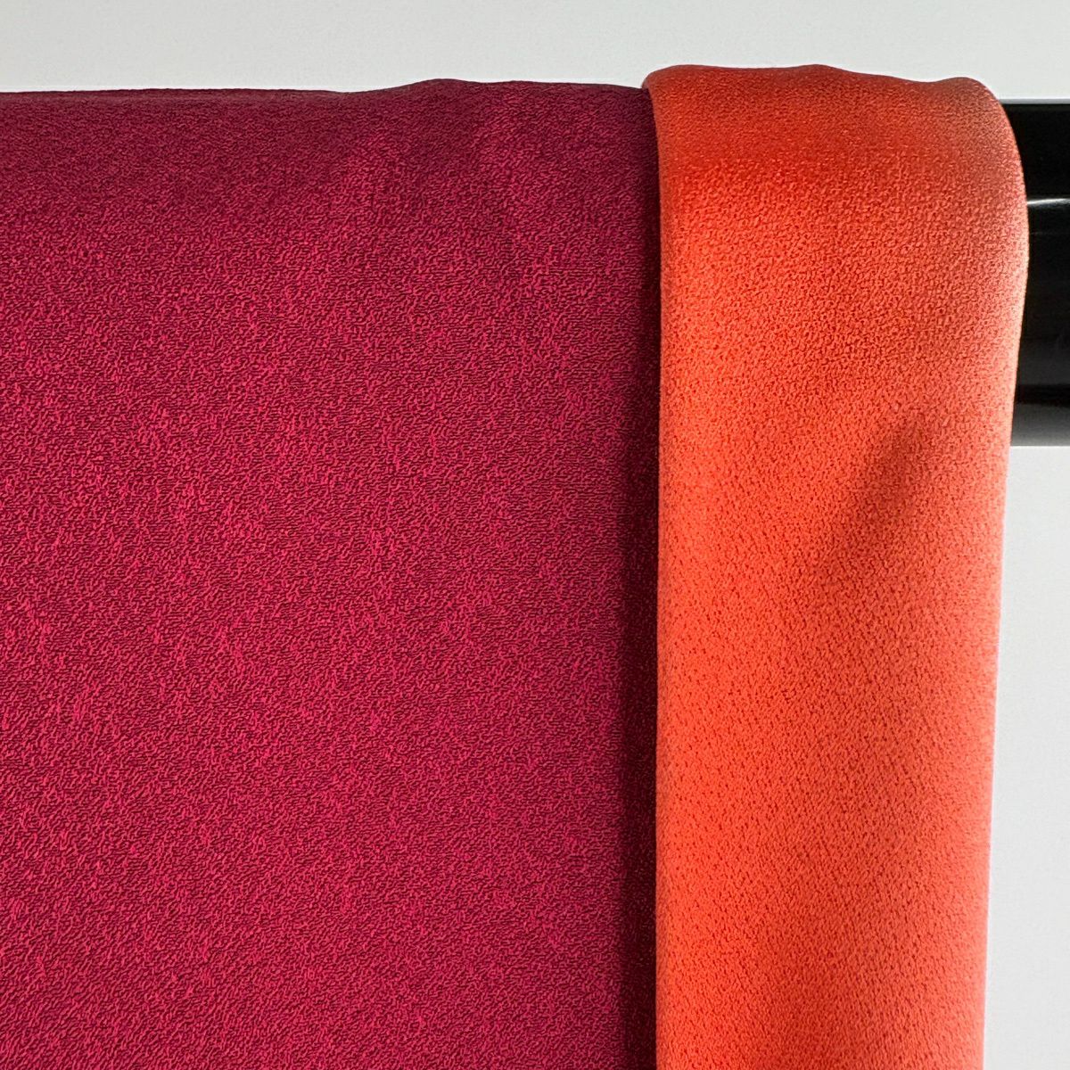【美品】振袖禮服 身長164cm 袖長65.5cm M 雙層 袋帶全套 草花紋紋 菊花花 金銀彩 漸層 紅紫 純蠶絲 優品級