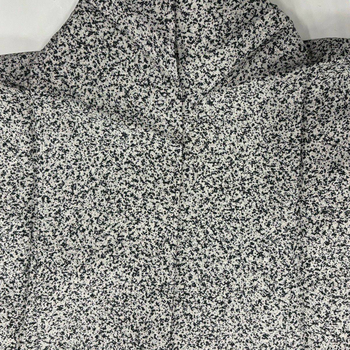 【美品】 付下 身長164cm 袖長68cm L 雙層 秋草 扇子面 金銀彩 黑灰 純蠶絲 優品級