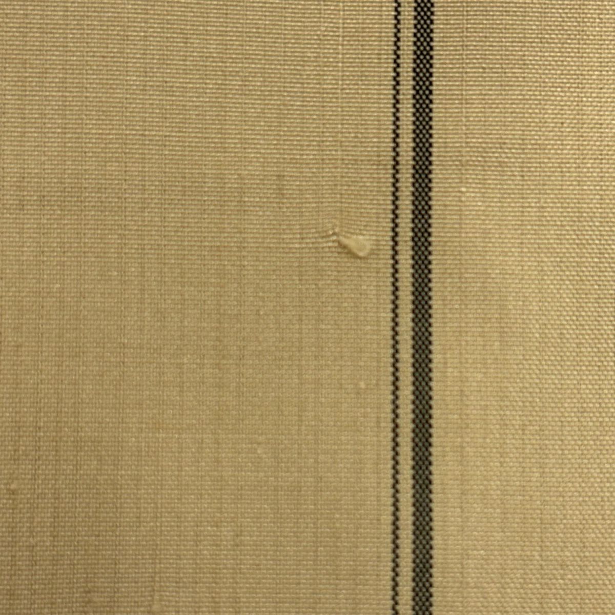 【美品】 紬織 身長165cm 袖長67cm M 雙層 條紋 幾何圖案 米色 純蠶絲 優品級
