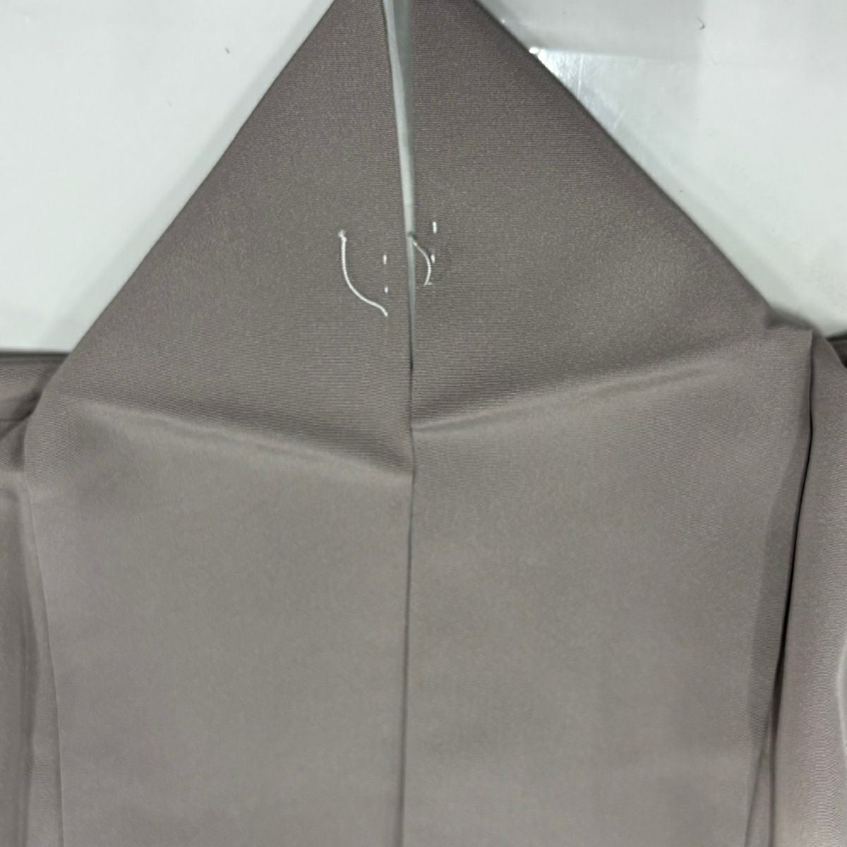 【美品】訪問服 身長155cm 袖長64cm M 雙層 破れ色紙 霞 刺繡 漸層 灰紫 純蠶絲 秀品級