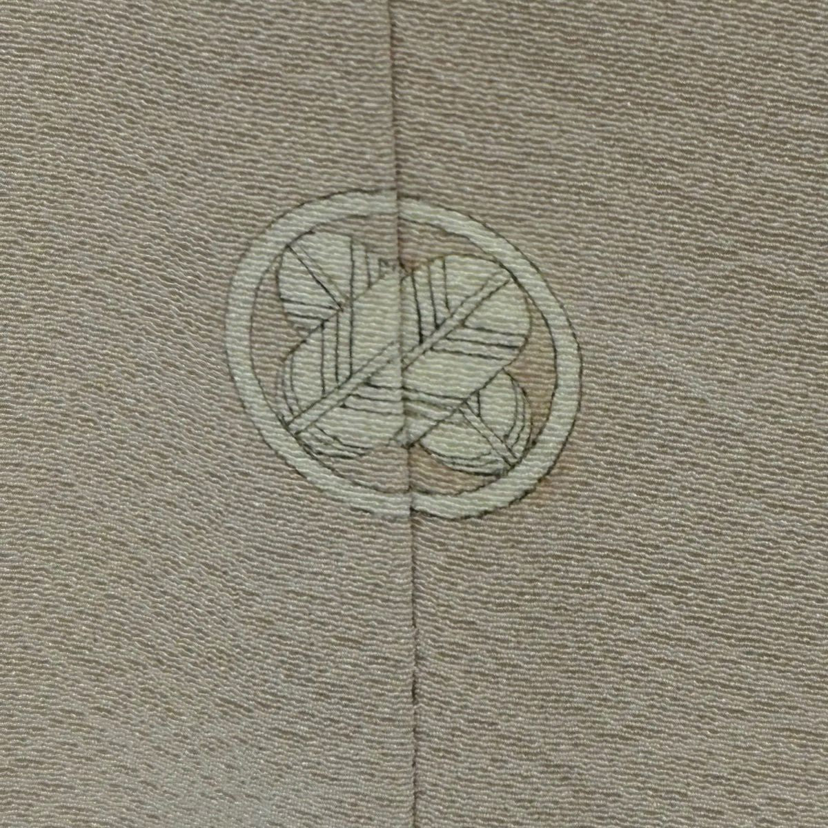 色留袖禮服 身長158.5cm 袖長61.5cm S 雙層 滝泰 落款あり 辻花染 粉米色 純蠶絲 名品級 一つ紋