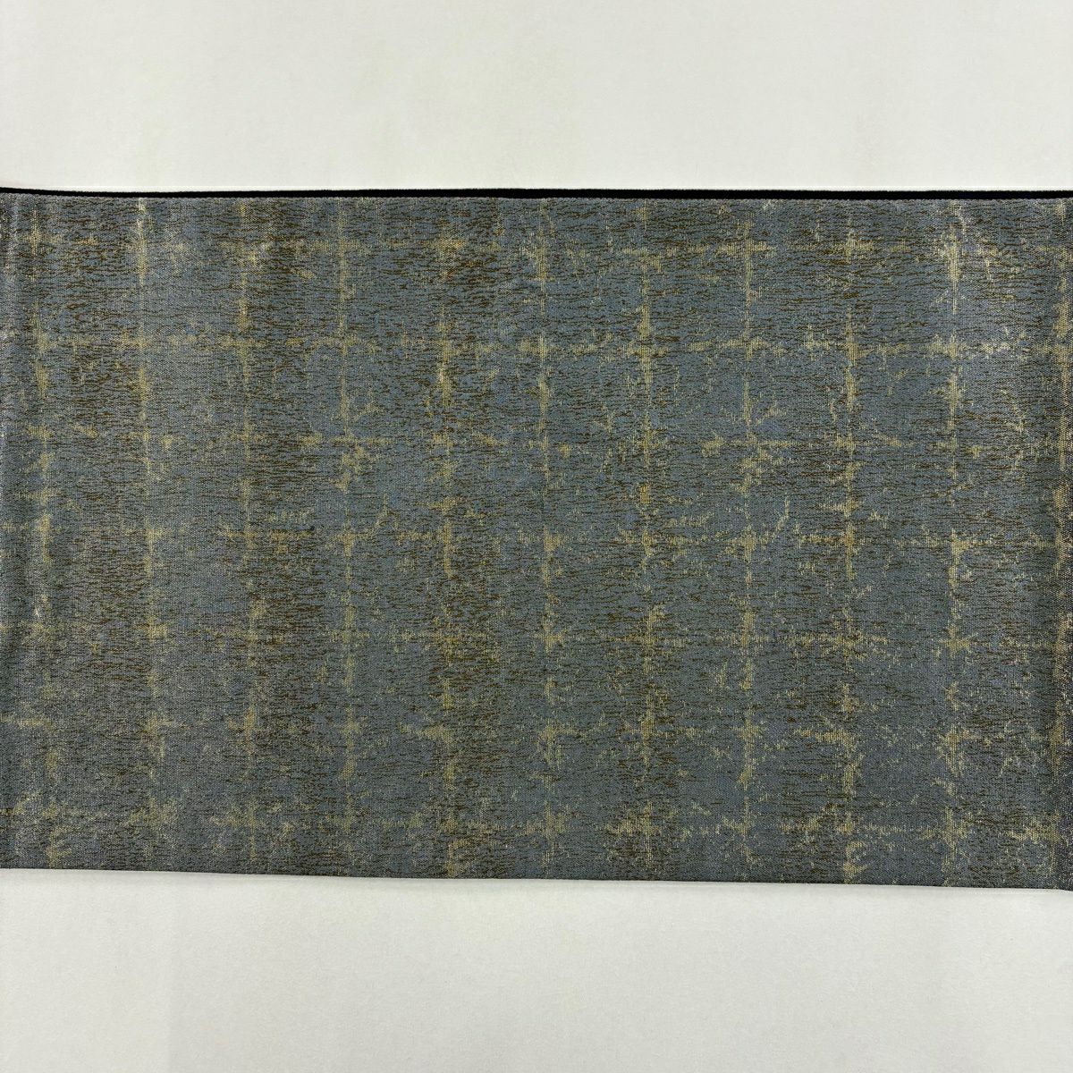 【美品】 袋帶 名品級 辻花染 金金箔 茶綠 お太鼓圖案 純蠶絲