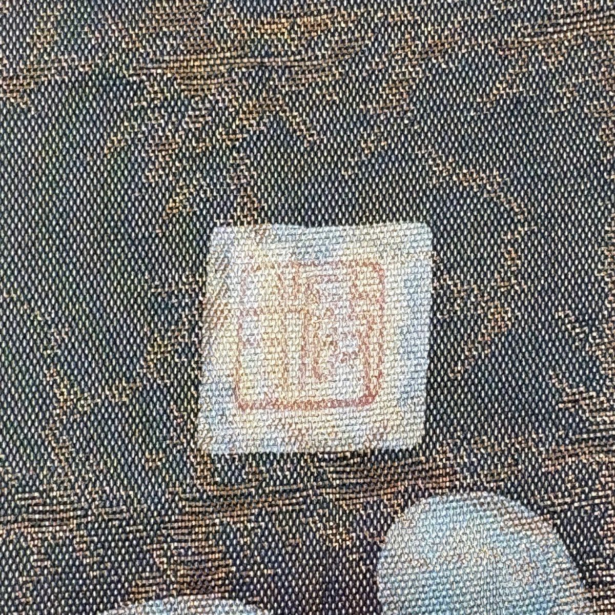 【美品】 袋帶 名品級 落款あり 辻花染 金金箔 紅紫 お太鼓柄 純蠶絲