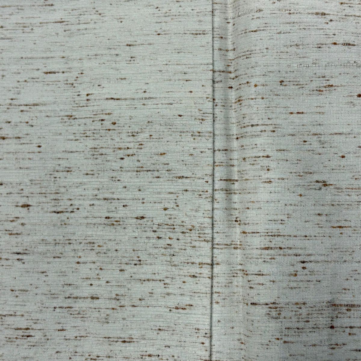 【美品】 紬織 身長158.5cm 袖長64.5cm M 雙層 背抜 灰 純蠶絲 秀品級