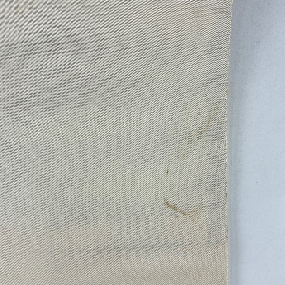 【美品】 袋帶 秀品級 鴛鴦百撰 金糸 金金箔 灰 深藍 六通 純蠶絲