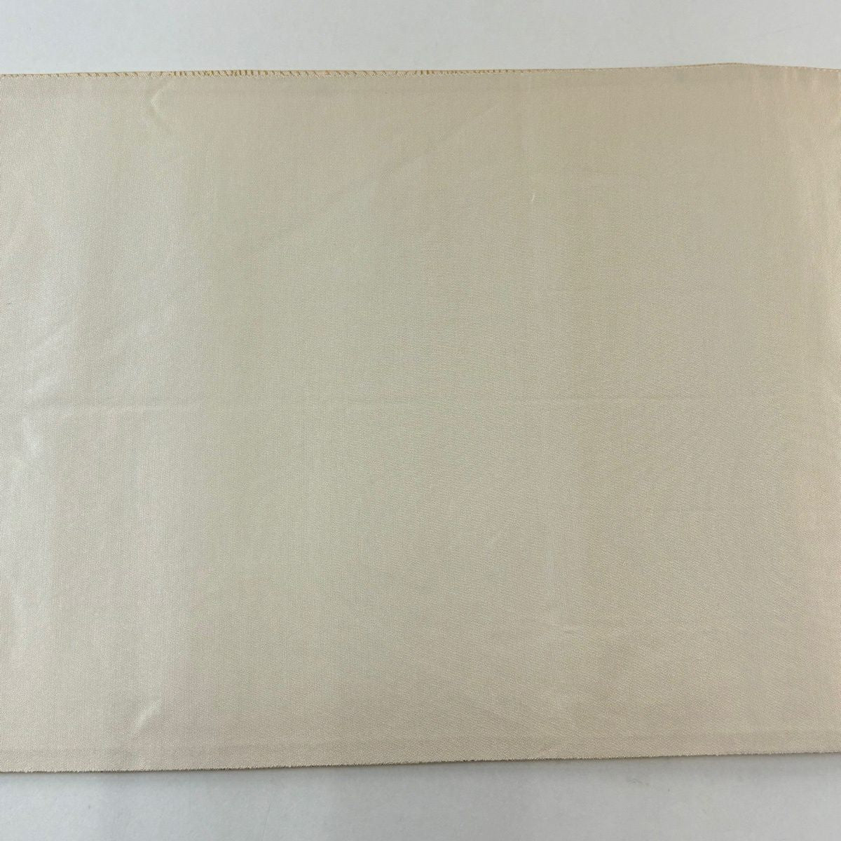 【美品】 袋帶 秀品級 花車 鴛鴦 金絲 金金箔 米色 六通 純蠶絲