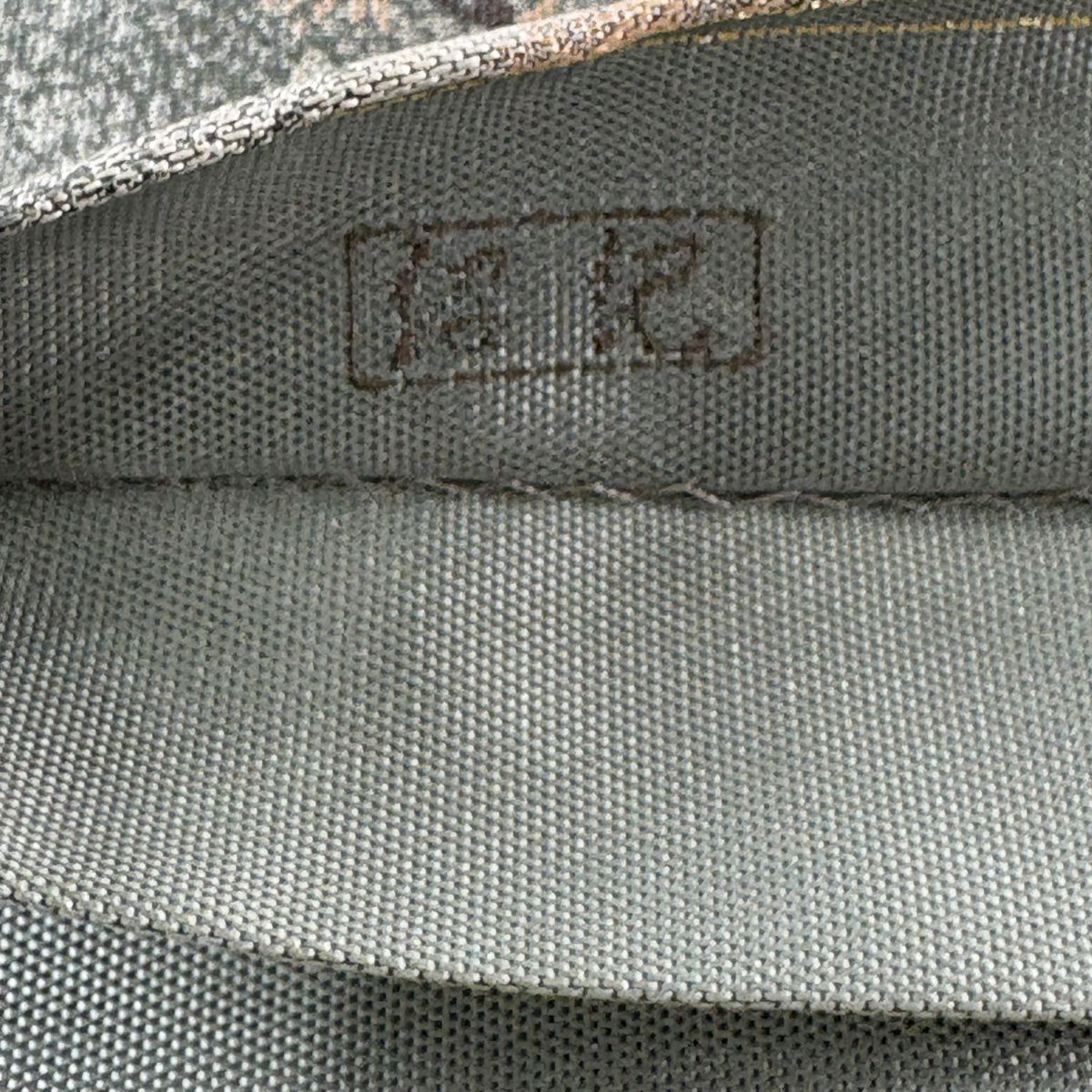 【美品】 袋帶 秀品級 紹巴 枯山水 塀瓦 灰色 全通 純蠶絲