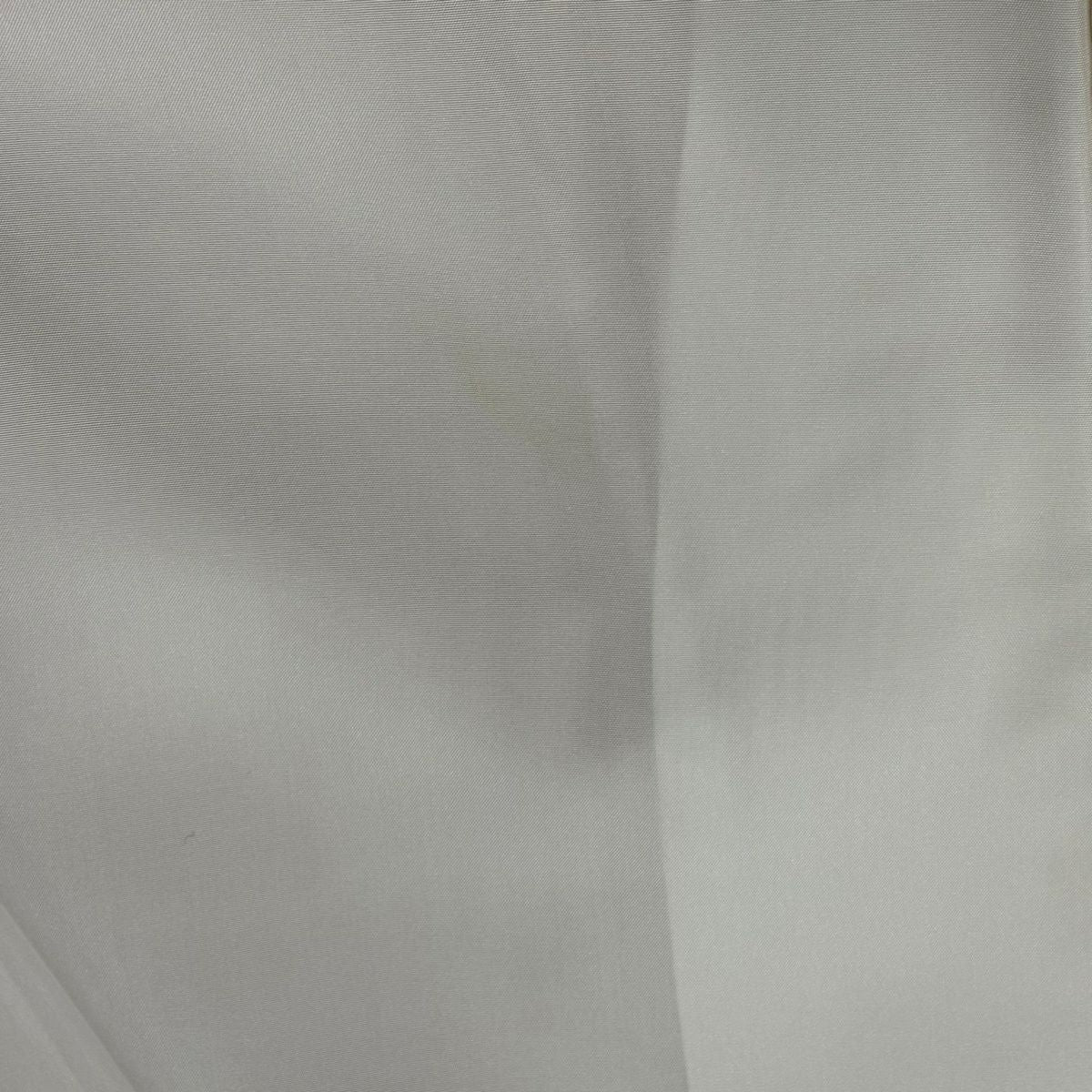 訪問服 身長154cm 袖長62.5cm S 雙層 鏡裏文 枝梅花 刺繡 金銀彩 米色 純蠶絲 優品級