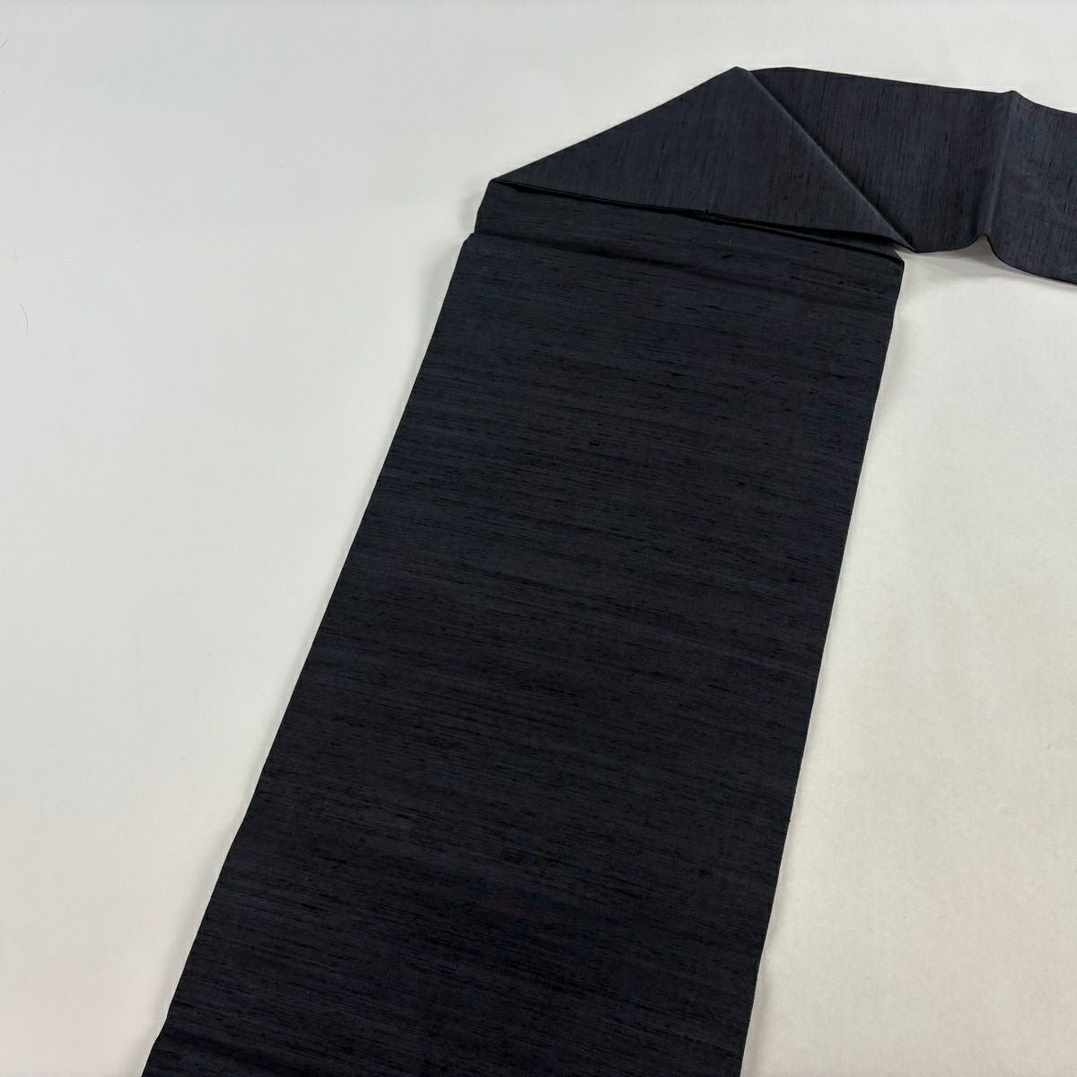 【美品】 名古屋帶 逸品級 動物 花 墨色 純蠶絲