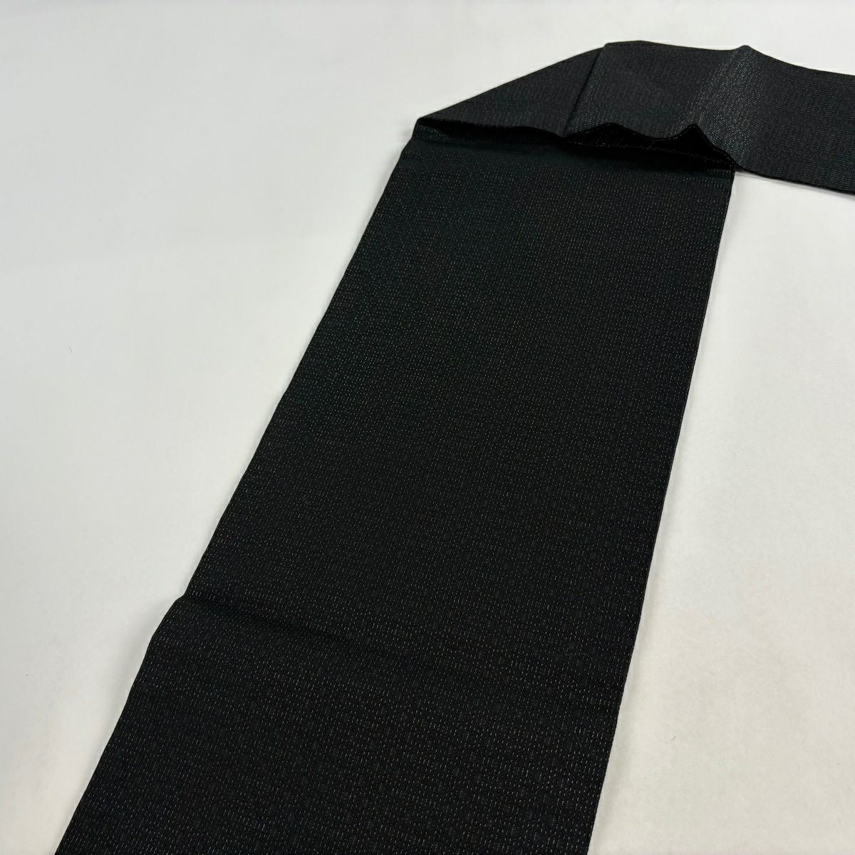 【美品】名古屋帶 逸品級 小丑 金絲 墨色 純蠶絲