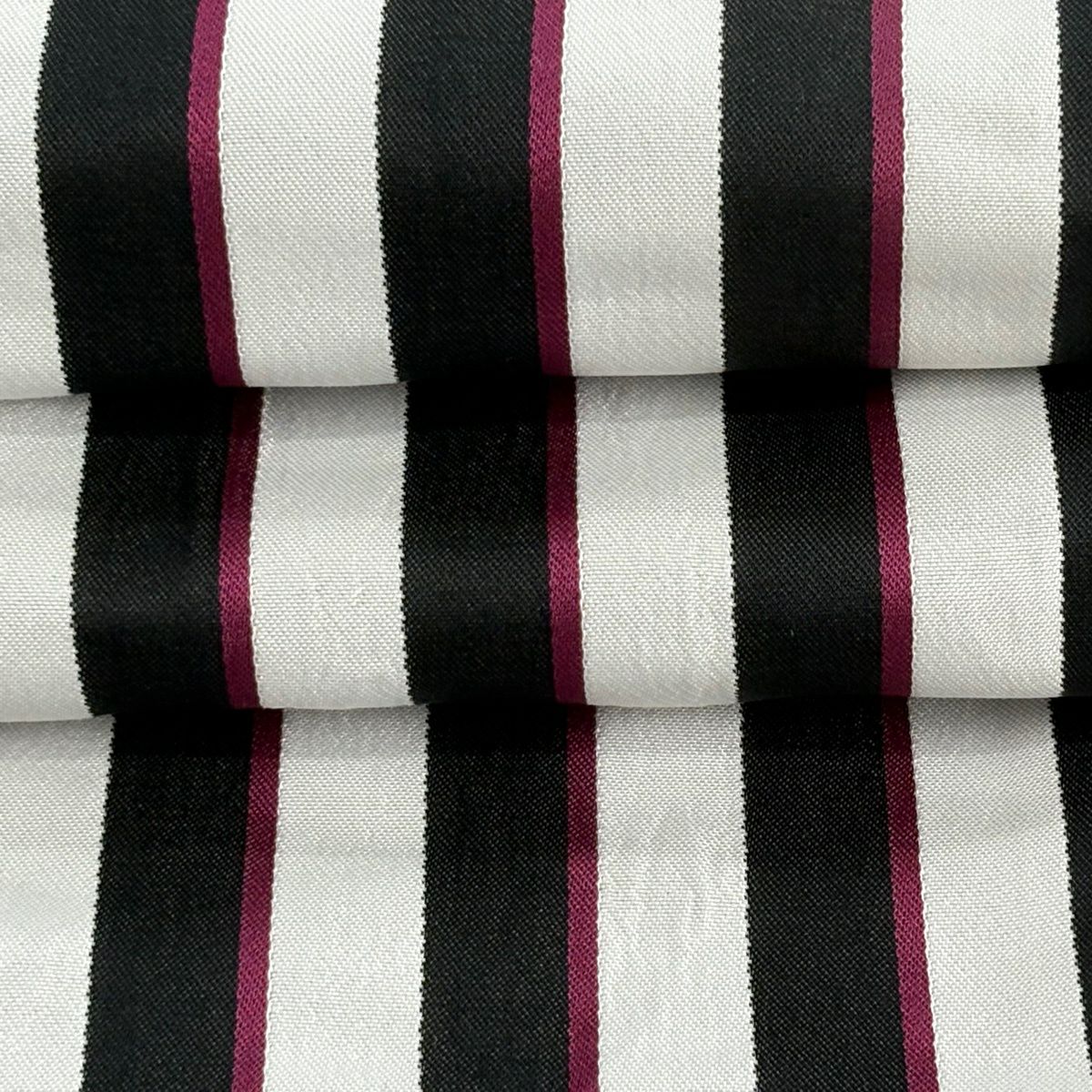 【美品】半幅帶 優品級 撫松樹庵 縞 墨 化纖