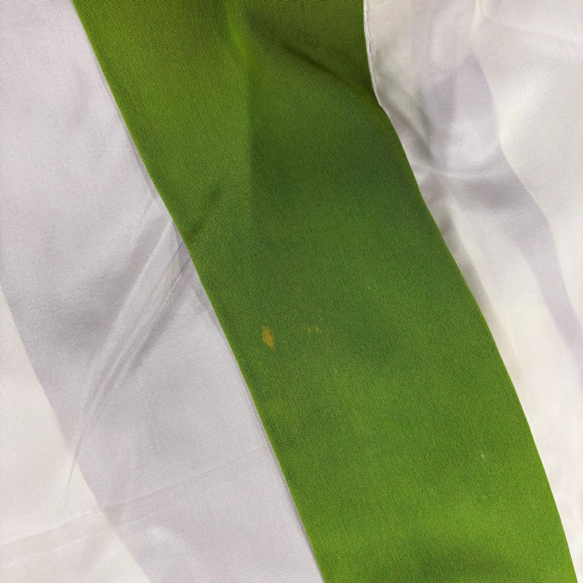 振袖禮服 身長155.5cm 袖長65cm M 雙層 鈴乃屋 花筏 秋草 金銀彩 染分 茜 純蠶絲 秀品級