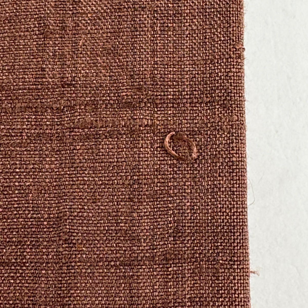 【美品】 袋帶 秀品級 紬織織 器物紋 刺繡 茶 お太鼓圖案 純蠶絲
