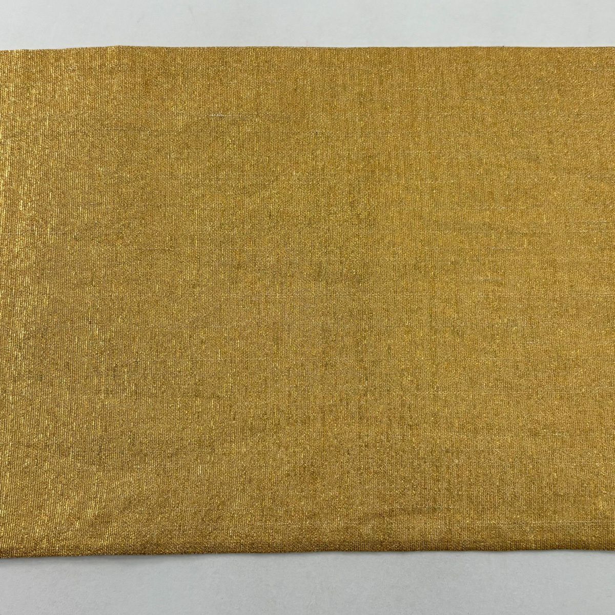 【美品】 袋帶 名品級 笠松樹 藤 金金箔 金絲 金色 全通 純蠶絲