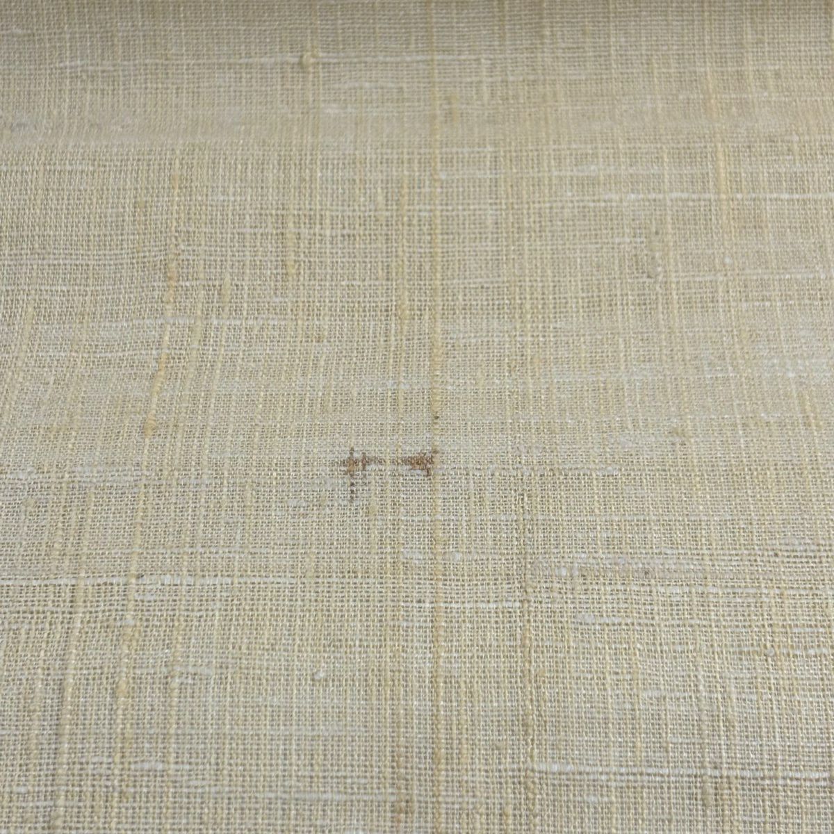 袋帶 秀品級 紬織織 近畿仕立 幾何學 米色 大鼓圖案 純蠶絲