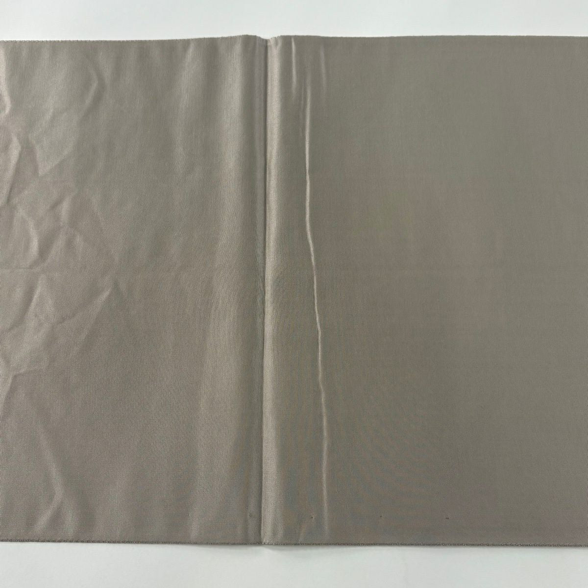 【美品】 袋帶 秀品級 草木染 波 金金箔 灰茶 全通 純蠶絲