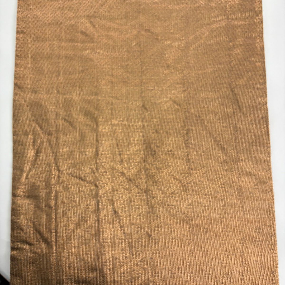 袋帶 秀品級 振袖禮服禮服用 菊花花 櫻花花 金銀彩 金茶 六通 純蠶絲