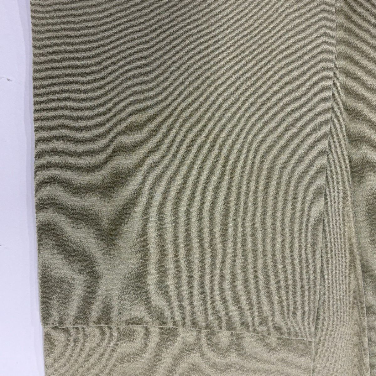 訪問服 身長164cm 袖長66cm M 雙層 滝泰 落款あり 草花紋紋 櫻花 金銀彩 絞染 抹茶 純蠶絲 秀品級