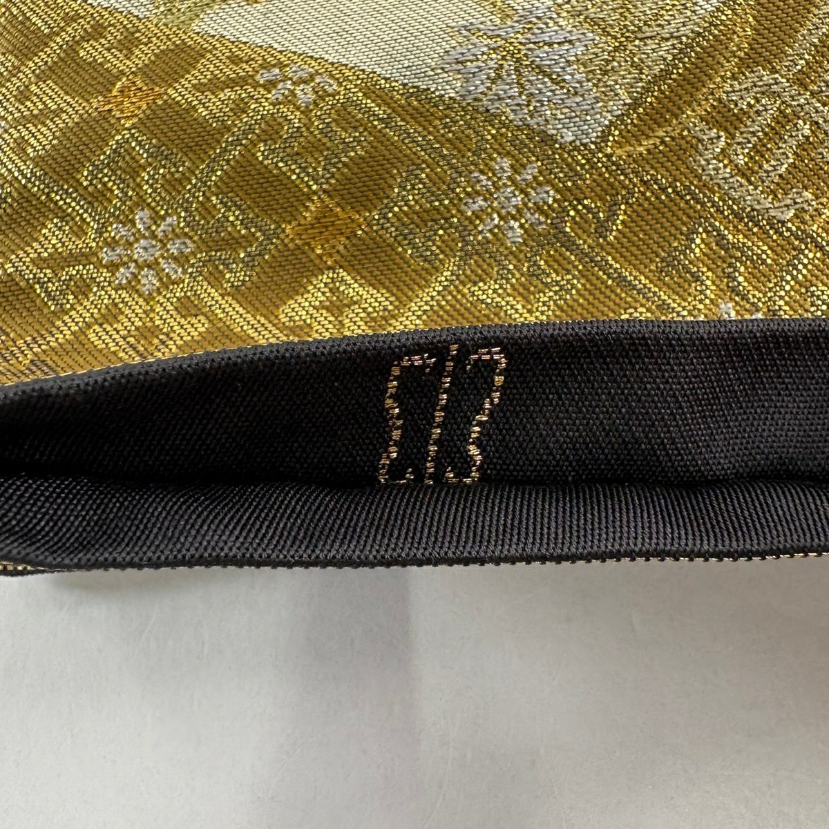 【美品】 袋帶 名品級 川島織物 落款あり 關西裁縫 有職文樣 鳳凰 金銀彩 金金箔 黑 六通 純蠶絲