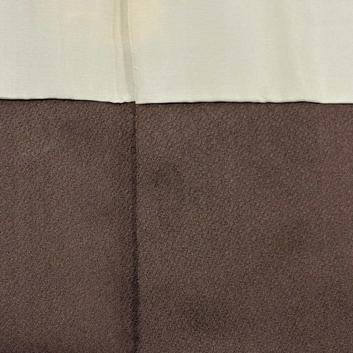 訪問服 身長161.5cm 袖長68cm L 雙層 枝梅花 竹子 金銀彩 灰茶 純蠶絲 秀品級