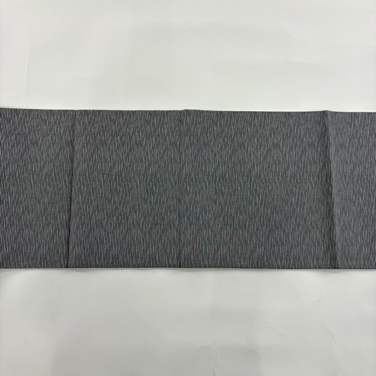 【美品】 袋帶 名品級 大和 紡車 市松樹 金銀彩 青灰 純蠶絲