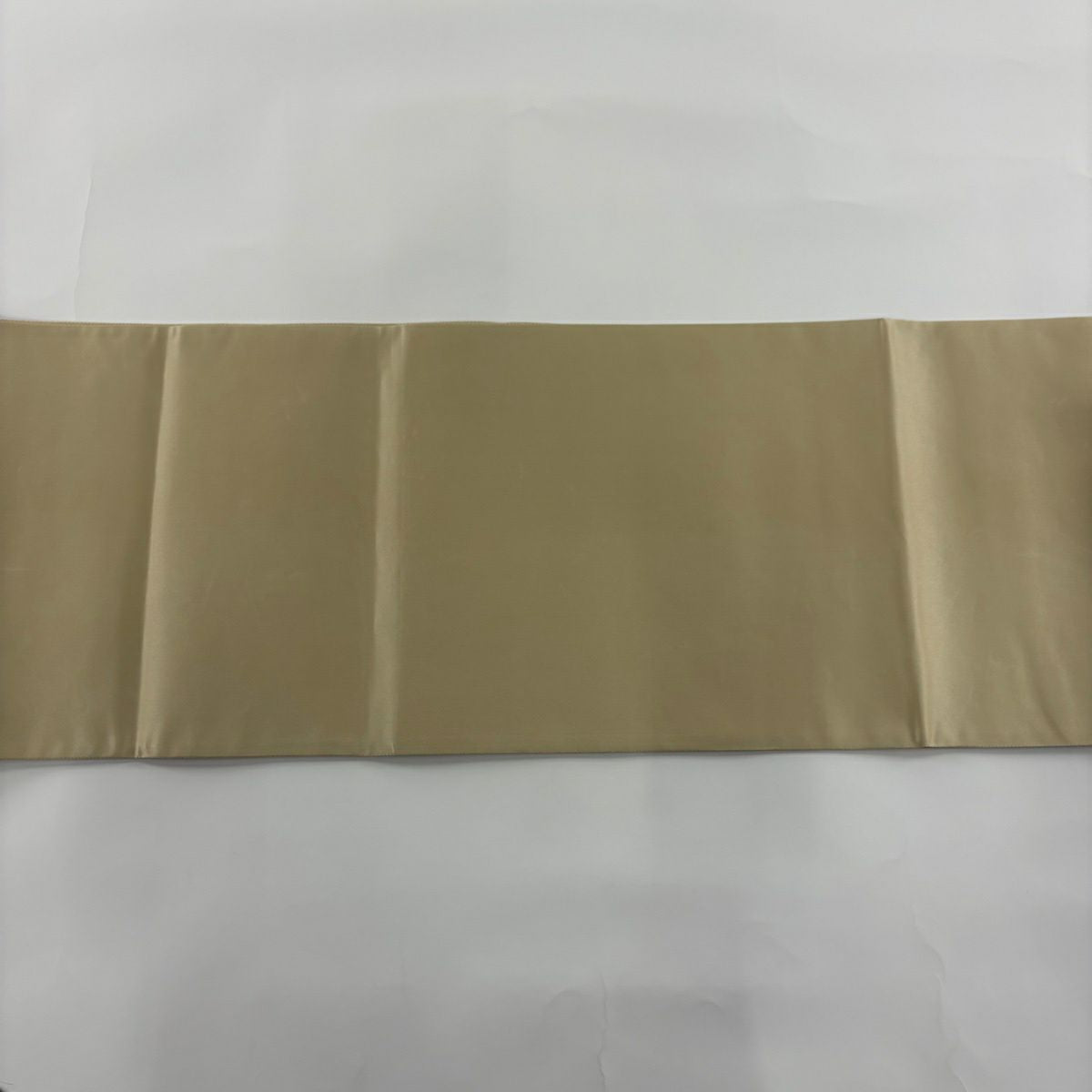【美品】 袋帶 名品級 草木染 源氏香 松樹梅花 金金箔 刺繡 米色 六通 純蠶絲