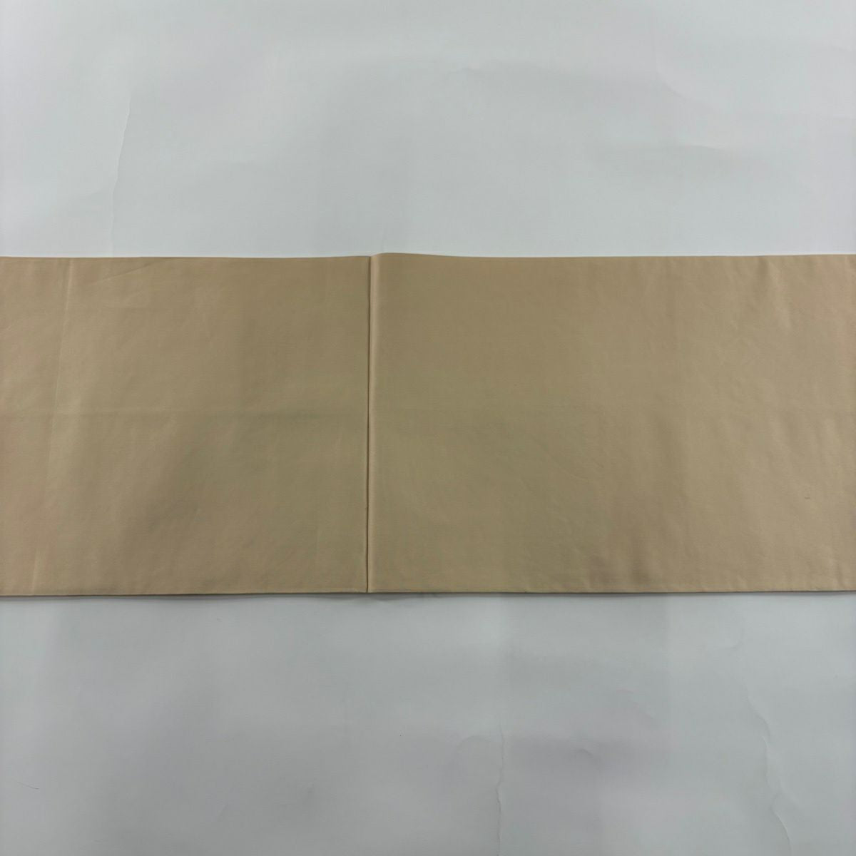 【美品】 袋帶 名品級 川島織物 落款あり 荒磯 草花紋紋 金金箔 薄橙 六通 純蠶絲