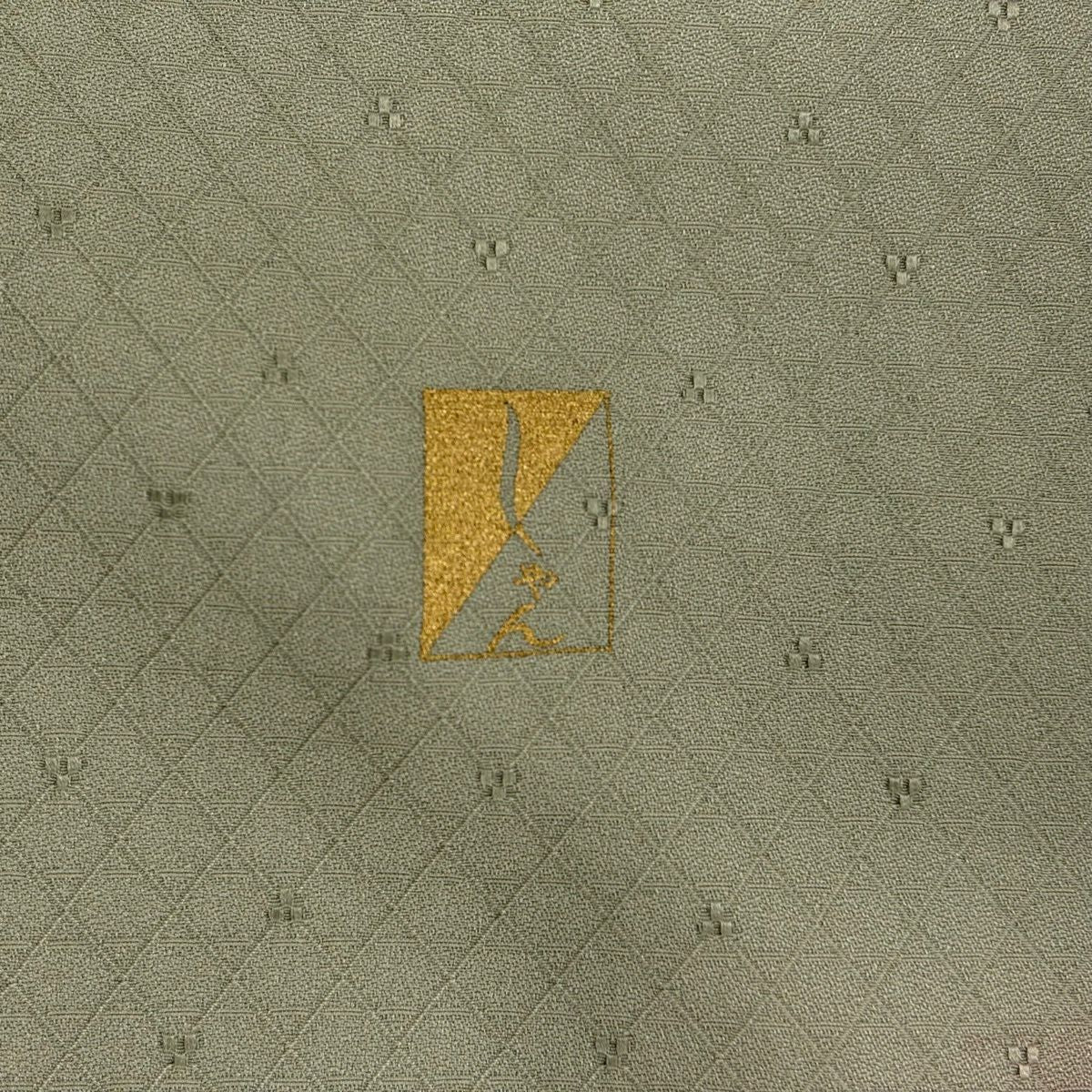 【美品】訪問服 身長156.5cm 袖長67cm M 雙層 落款あり 葉と実 地紋 金彩裝飾 染分 えんじ色 純蠶絲 秀品級