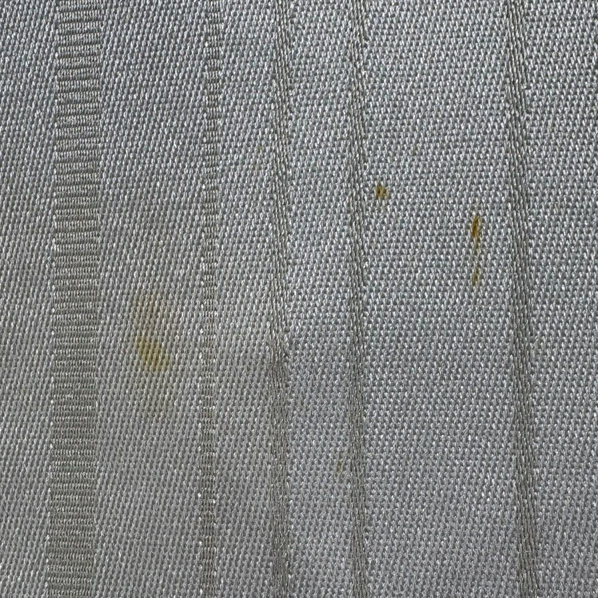 半幅帶 優品級 唐草紋 縞 薄綠 化纖