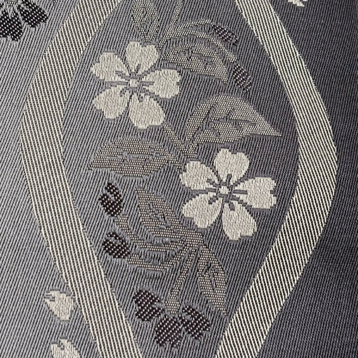 【美品】半幅帶 優品級 立涌 櫻花 灰紫 化纖