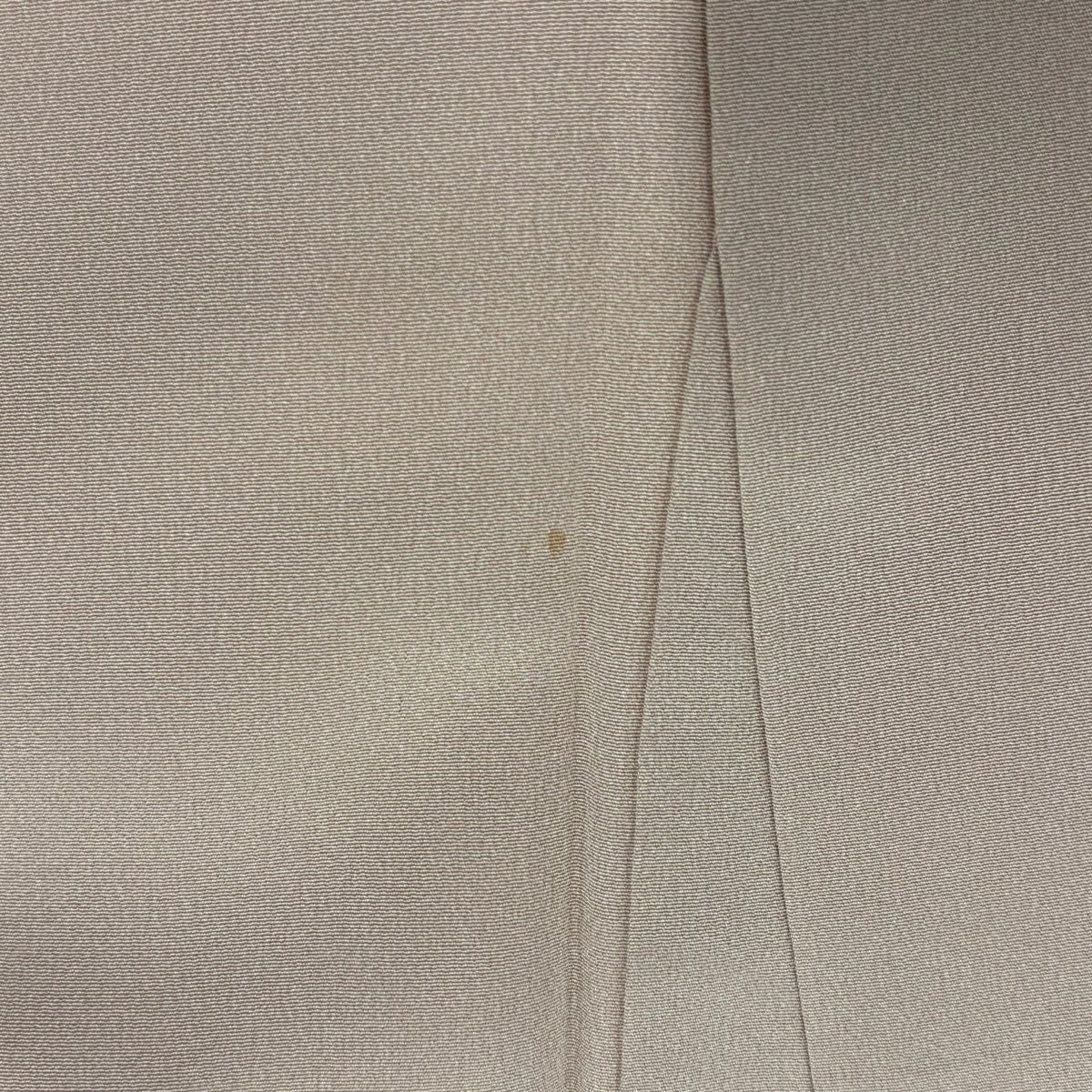 訪問服 身長167.5cm 袖長68cm L 雙層 落款あり 牡丹 椿 灰櫻 純蠶絲 名品級