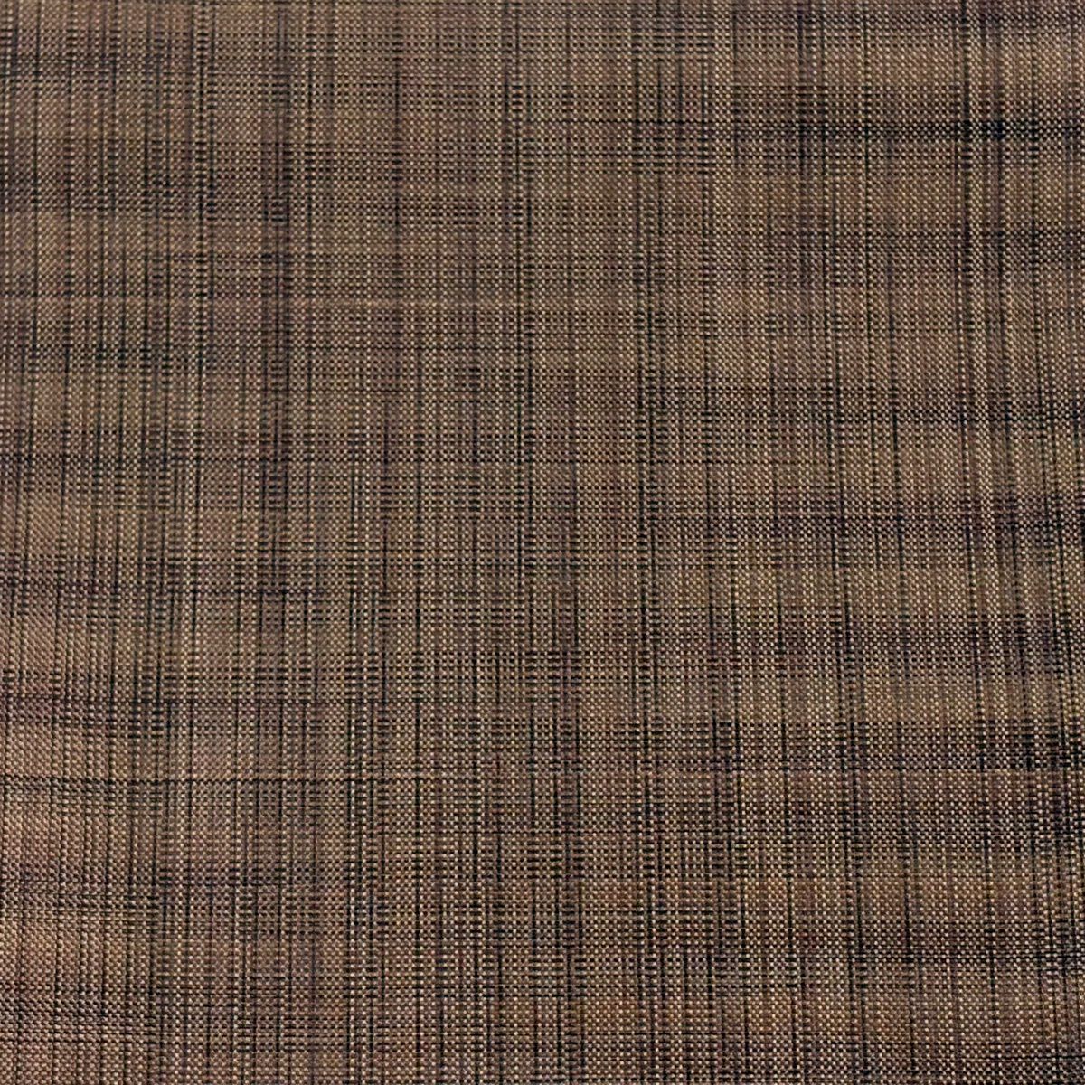 【美品】半幅帶 優品級 縞 茶 純蠶絲