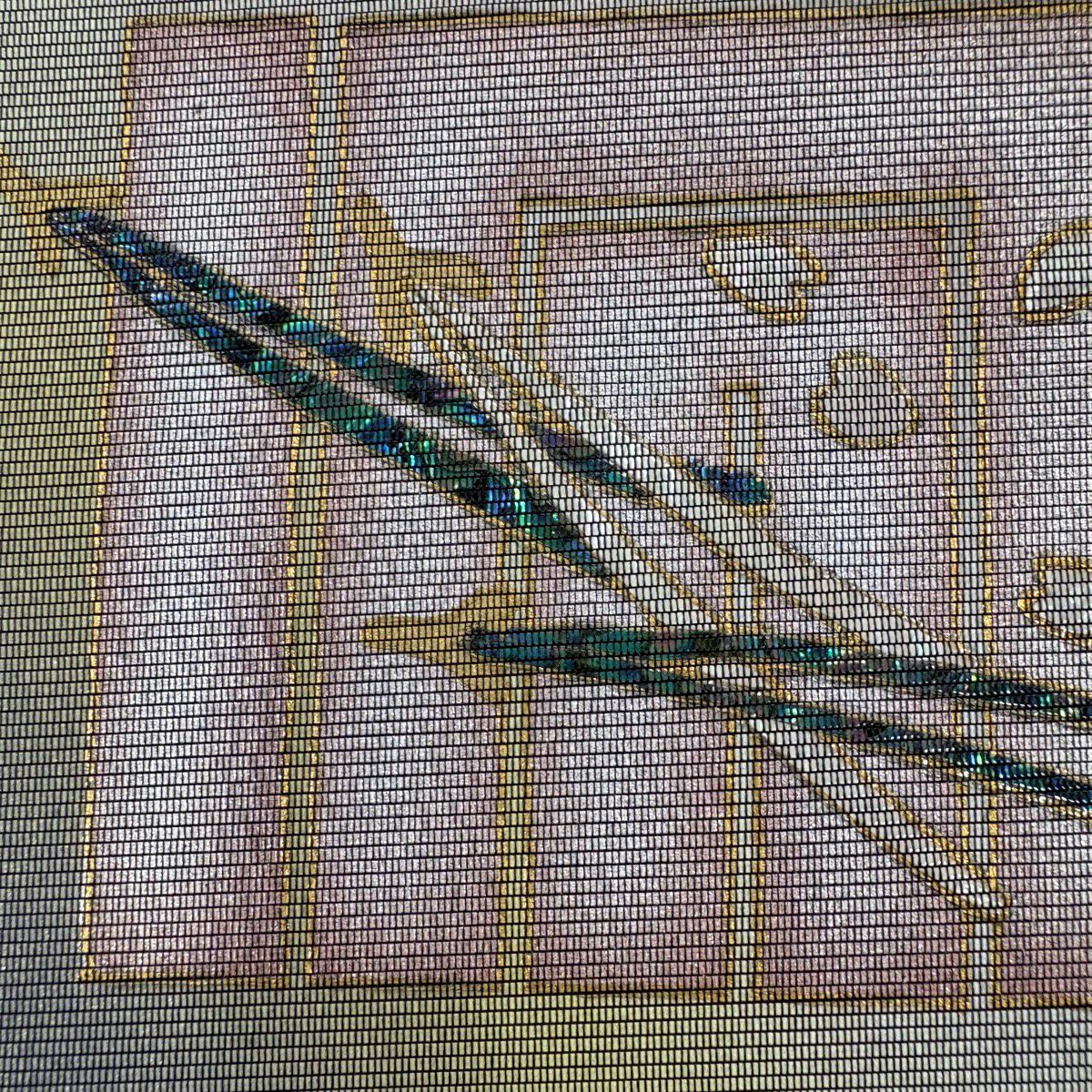 【美品】 袋帶 秀品級 源氏香 松樹葉 金金箔 金銀彩 茶綠 お太鼓圖案 純蠶絲