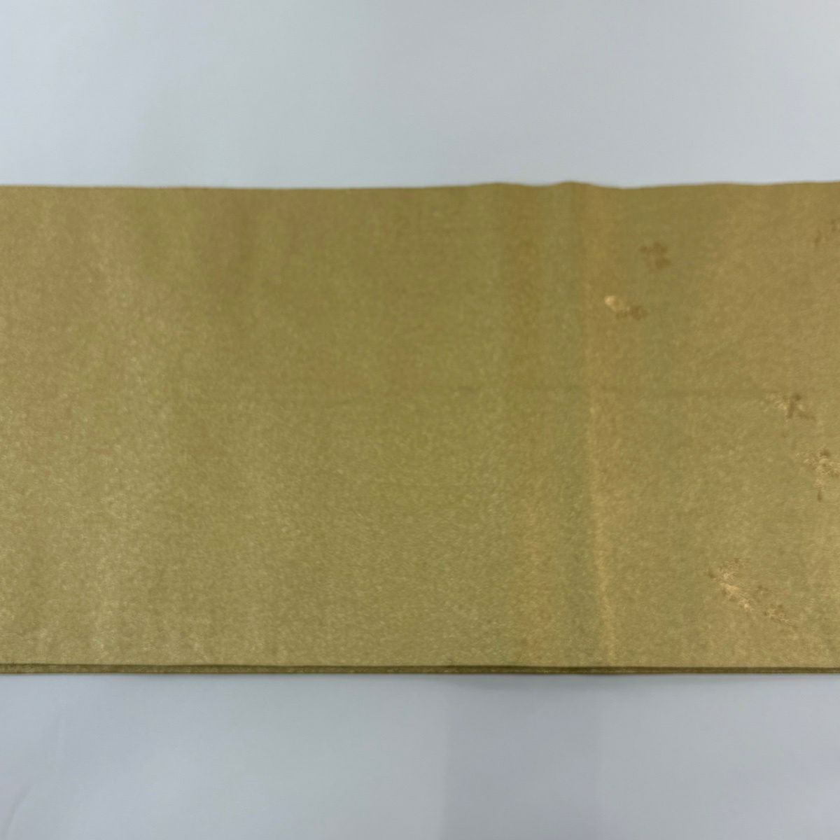 【美品】 袋帶 秀品級 華紋 金絲 金金箔 金色 大鼓圖案 純蠶絲