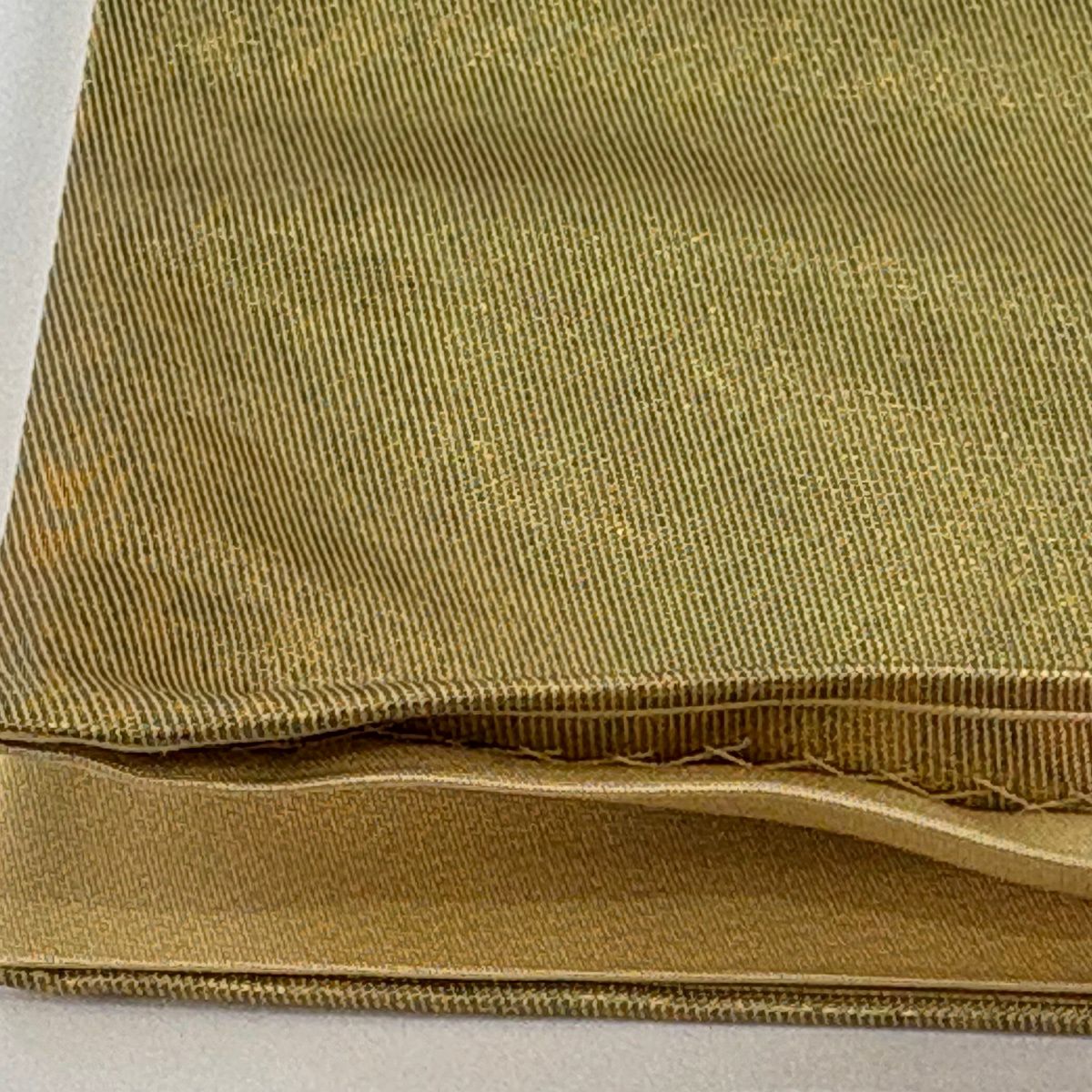 【美品】 袋帶 逸品級 貝桶 貝合 金銀彩 金色 大鼓圖案 純蠶絲
