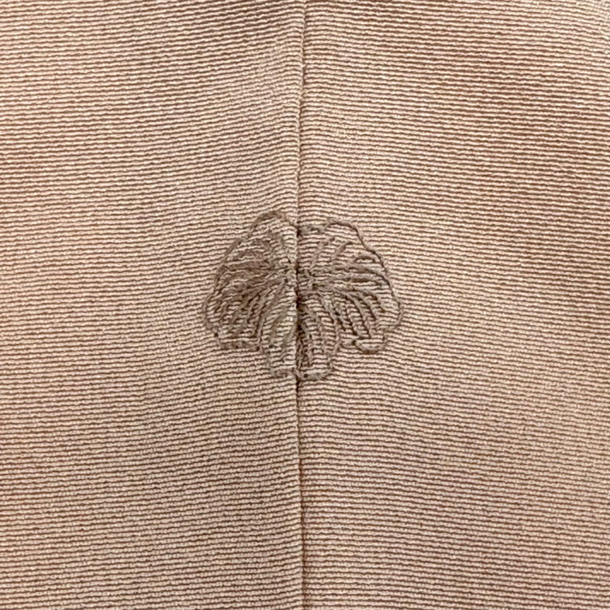 【美品】 留袖禮服禮服 身長154.5cm 袖長66cm M 雙層 落款あり 樱花 樱花花瓣 染分 ぼかし 淡粉色 純蠶絲 秀品級 一つ紋