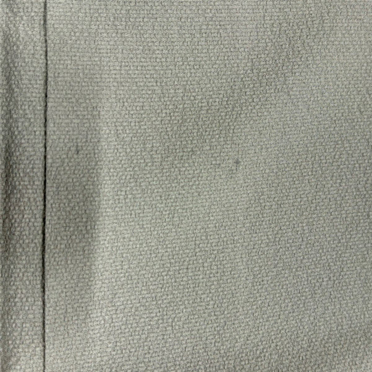訪問服 身長158.5cm 袖長68.5cm L 雙層 辻花染 藤 金銀彩 漸層 灰綠 純蠶絲 優品級
