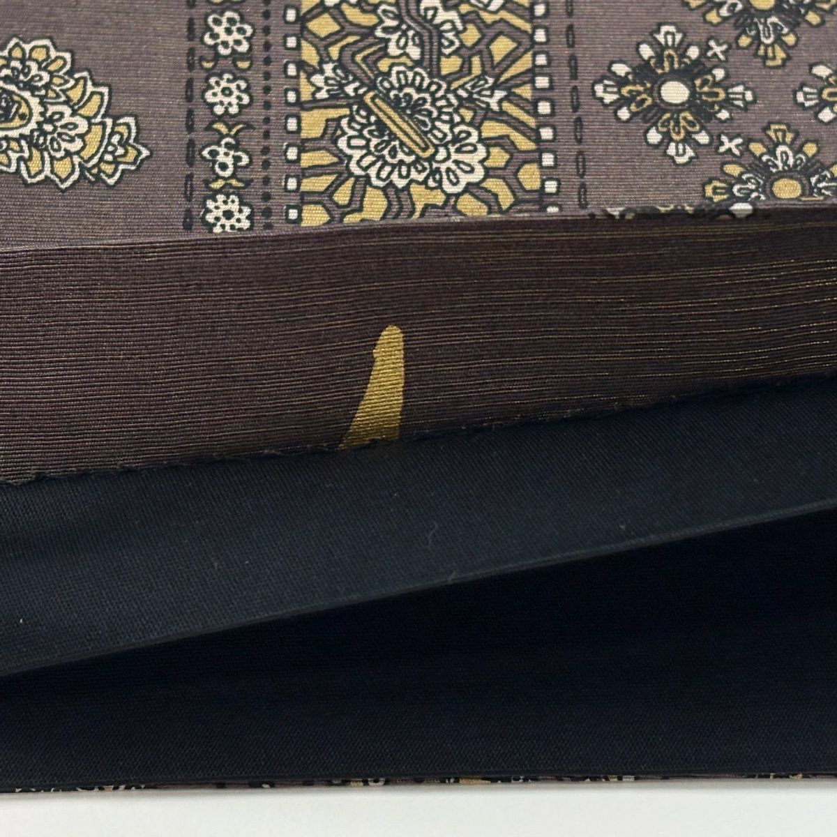 【美品】 袋帶 優品級 鵝卵石 金絲 灰紫 全通 純蠶絲