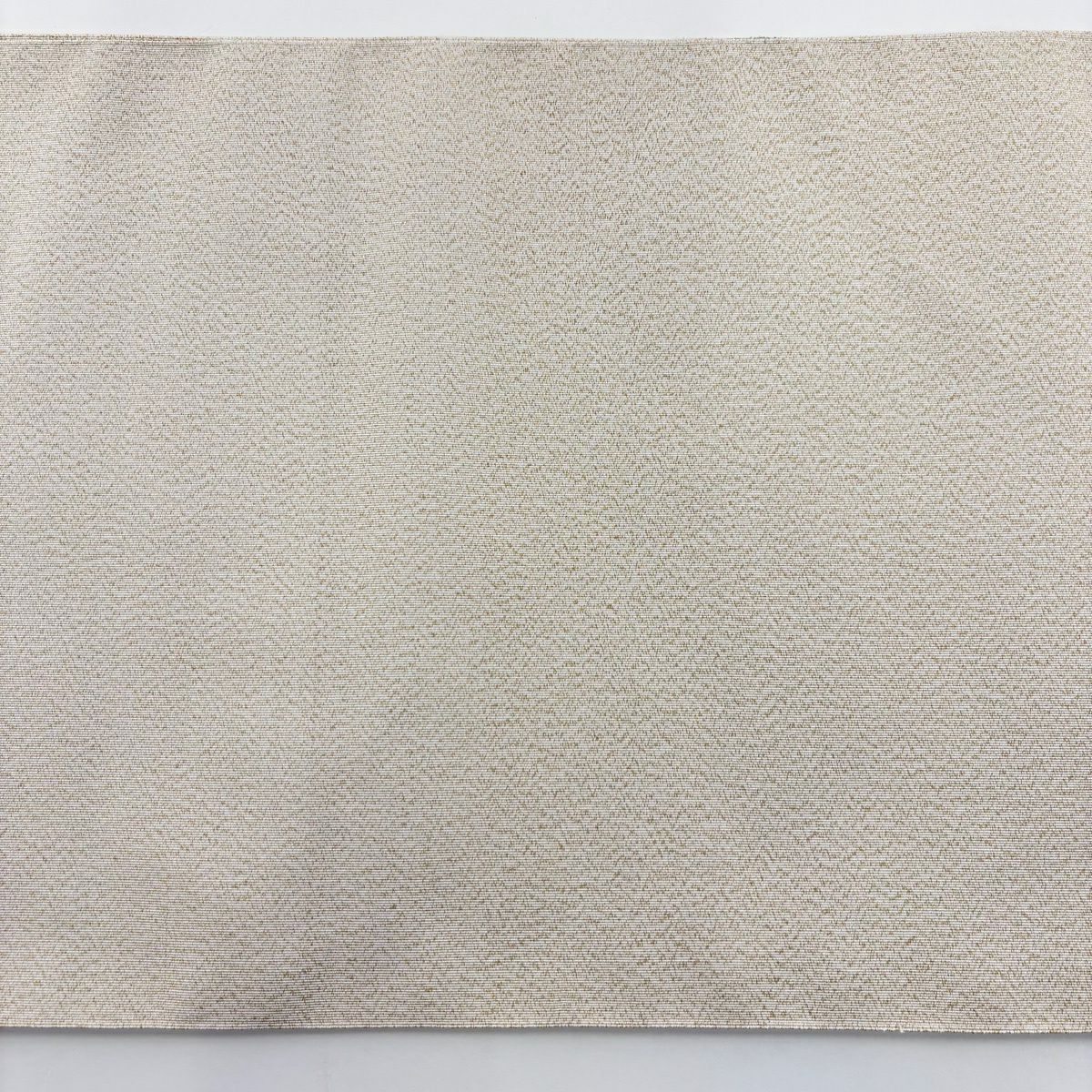 【美品】 開口名古屋帶 秀品級 山脈 流水 金銀線 米色 純蠶絲